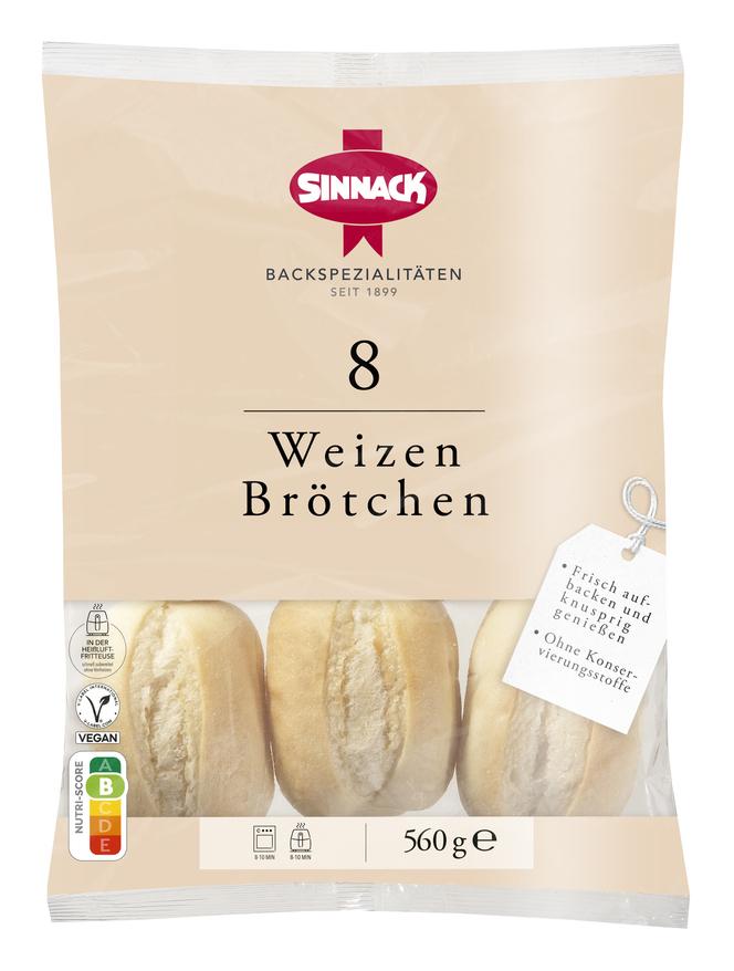 Frische Weizenbrötchen, weich im Inneren und knusprig außen – perfekt für jedes Frühstück